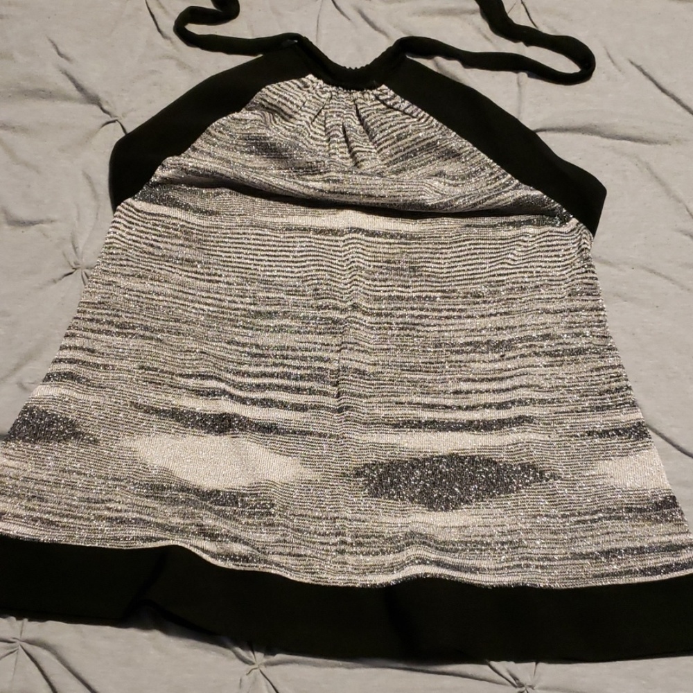 Bebe sparkle halter top